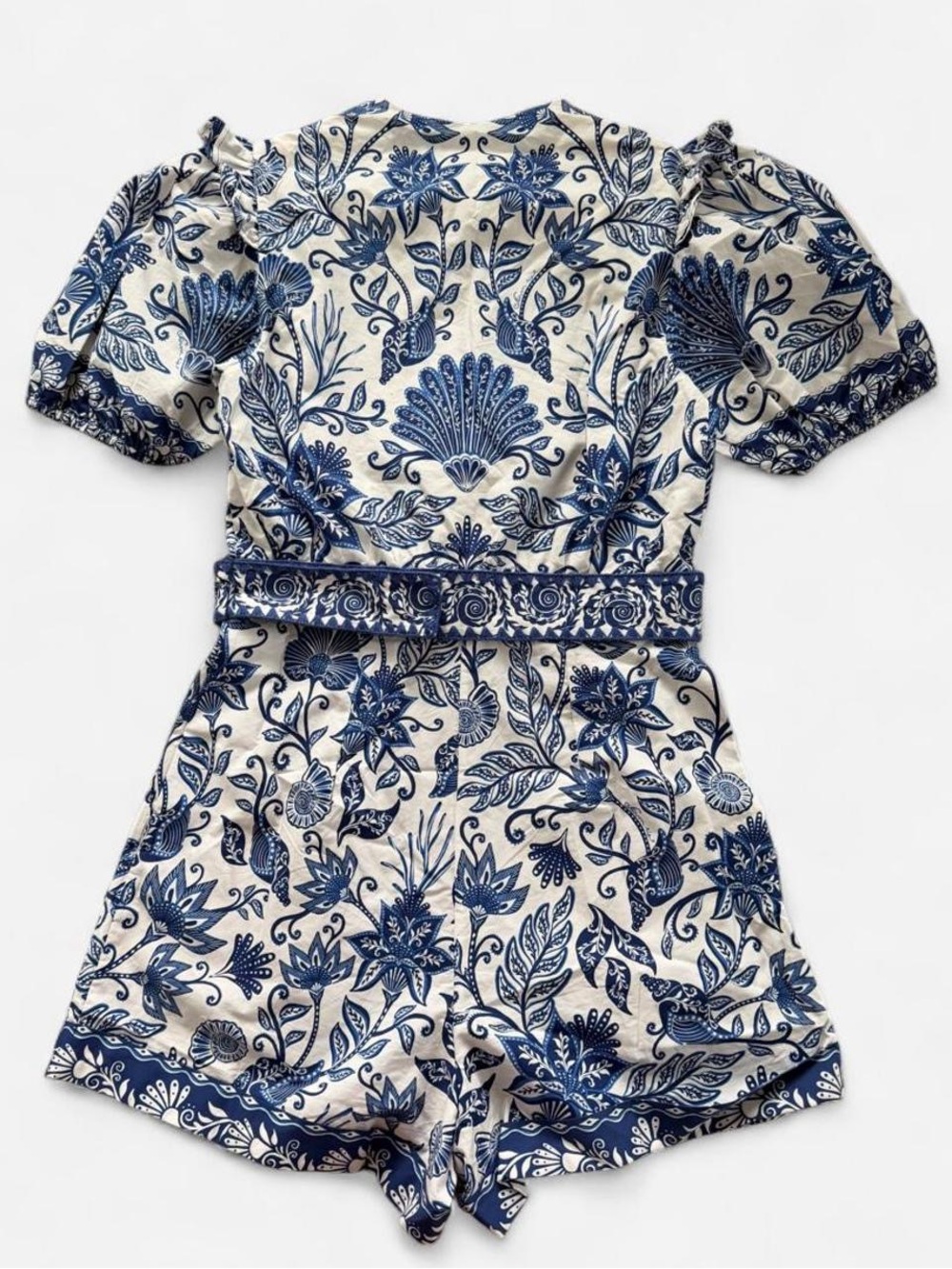 NWT FARM RIO Off-White Shell Garden Romper - Picture 5 of 11